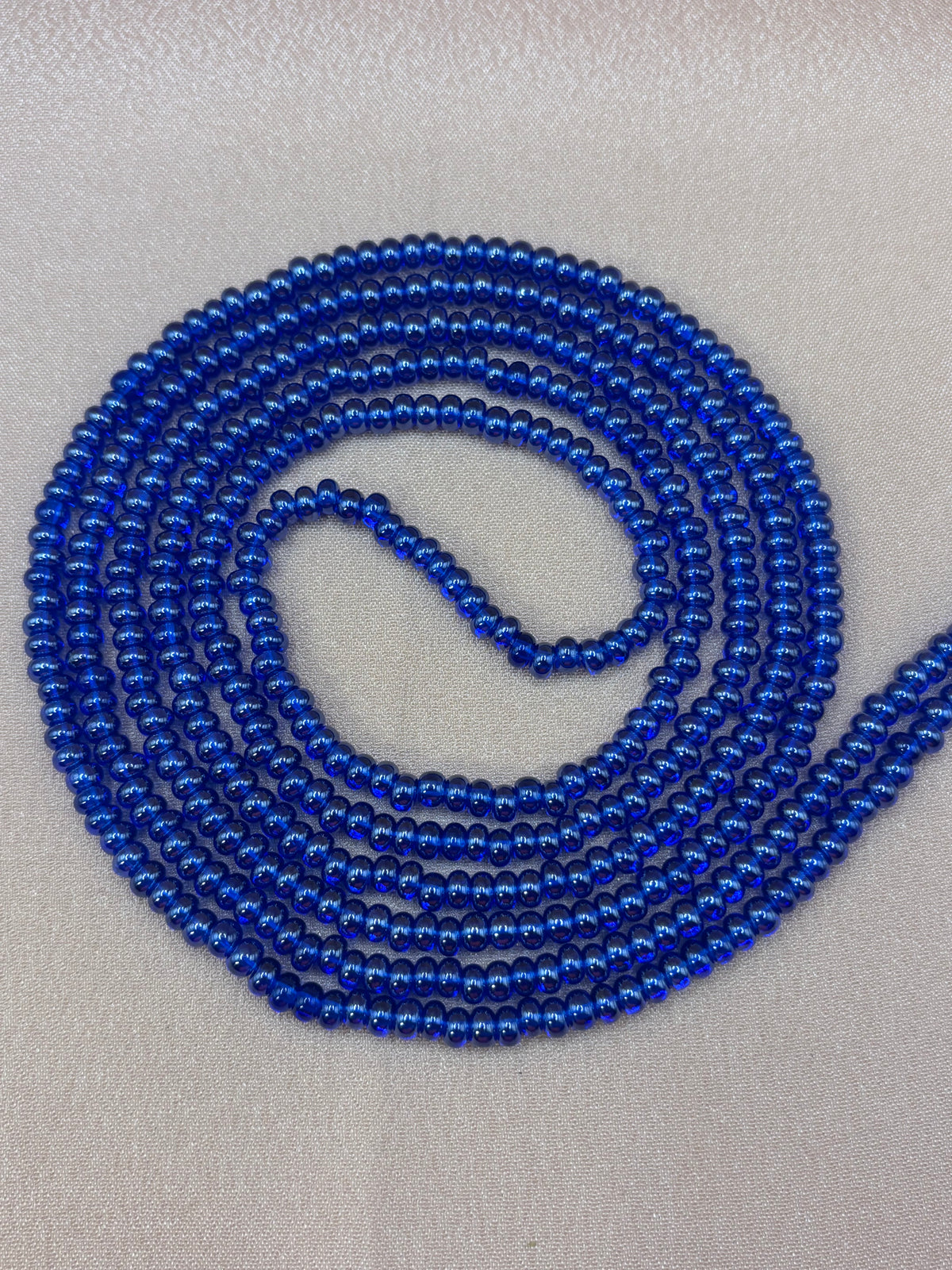 Blue Me Away - Solid Blue Waist Beads