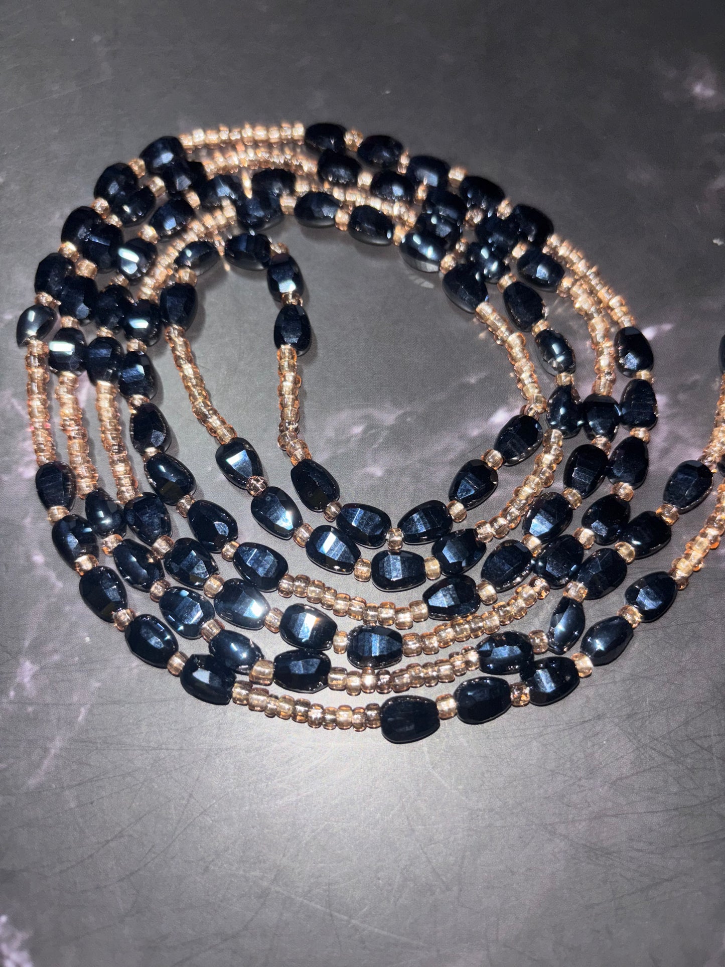 Black Alchemy - Luxury Waist Beads