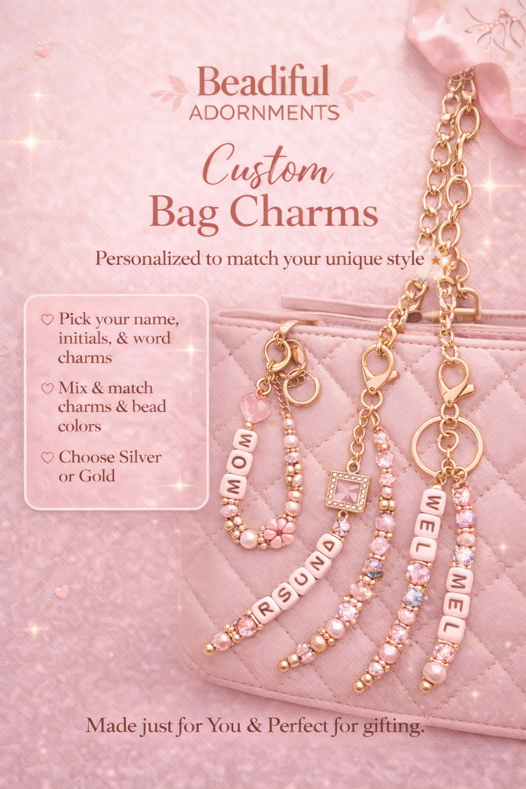 Custom Bag Charm