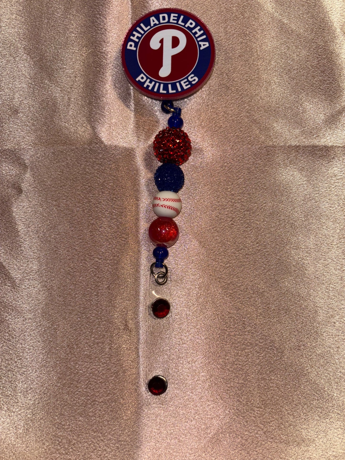 Phillies Bling Badge Reel