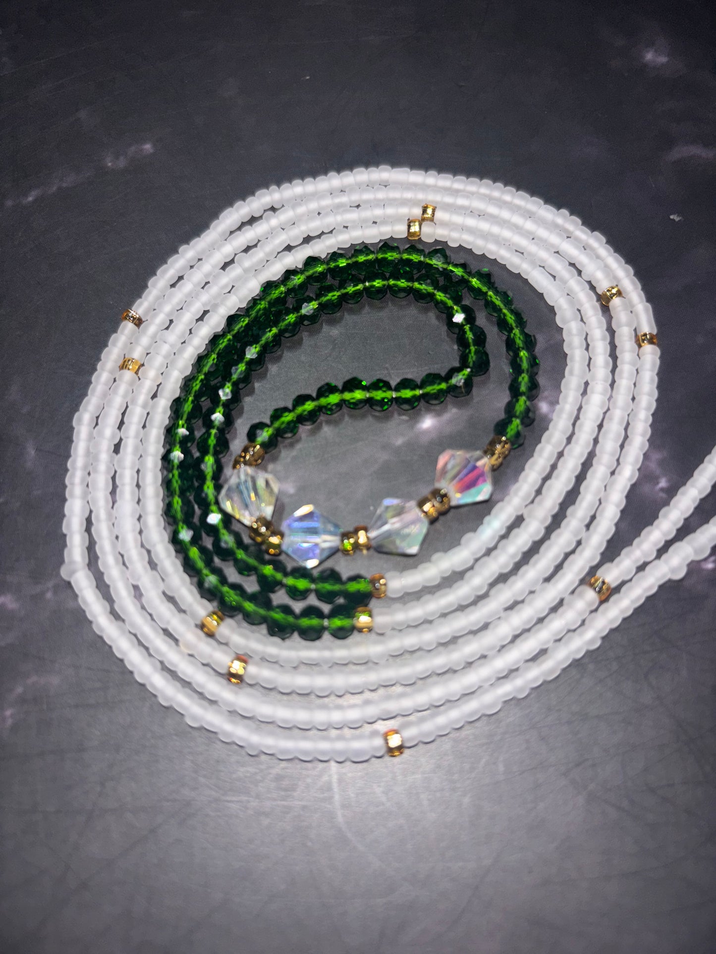 She is Woman - Multicolor Faceted Waist Beads