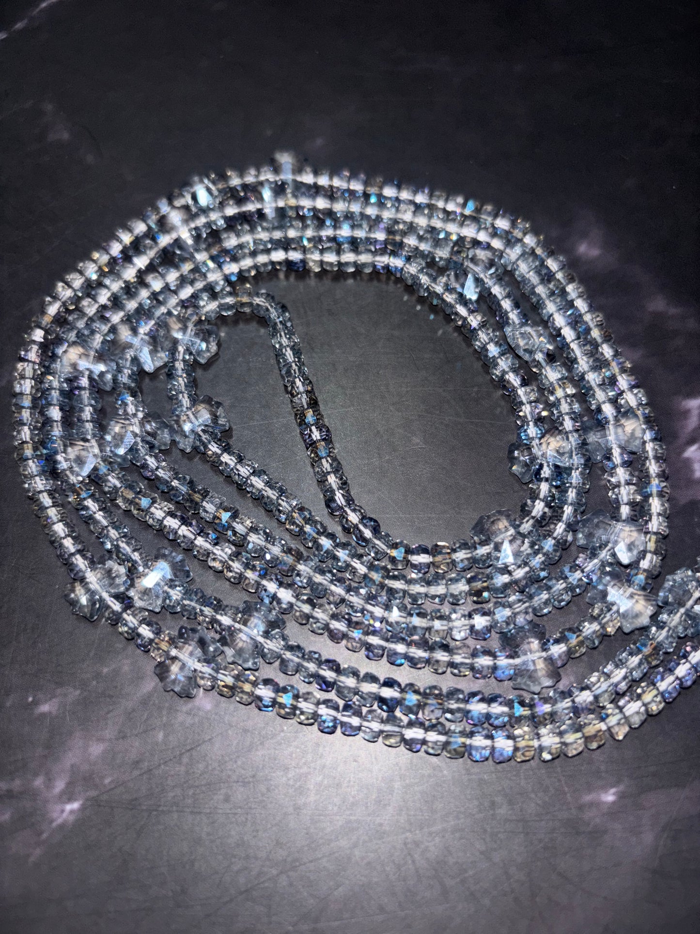 Ice Queen - Clear Crystal Handmade Waist Beads