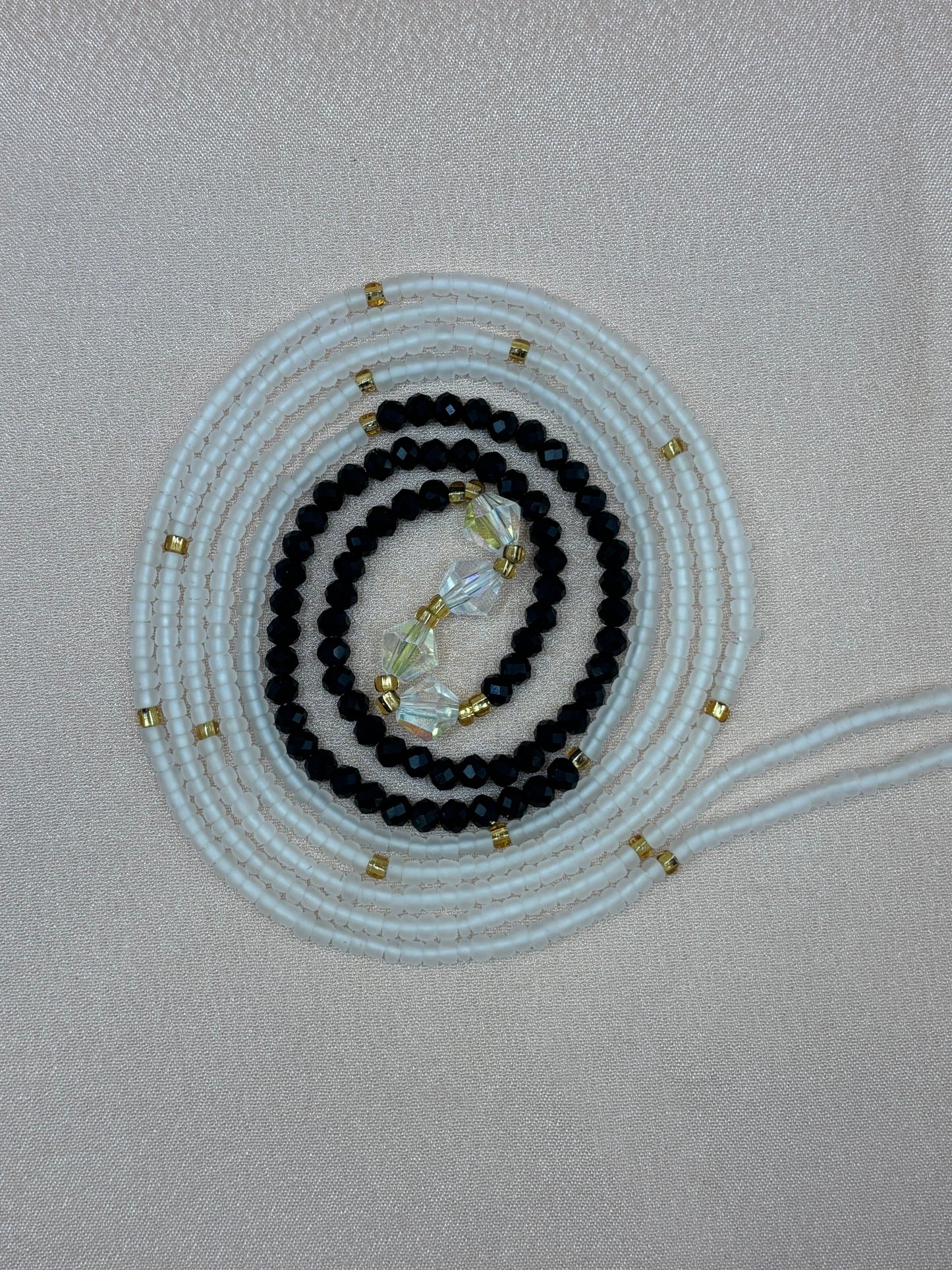 She is Woman - Multicolor Faceted Waist Beads