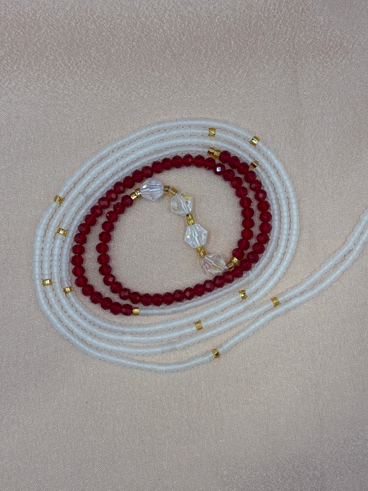 She is Woman - Multicolor Faceted Waist Beads