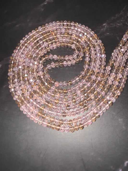 Rose Gold Goddess Waist Beads – Blush Pink & Gold Luxury Body Jewelry