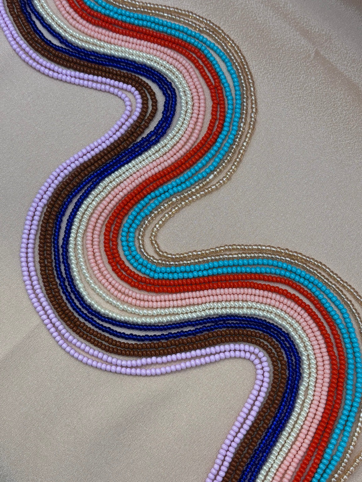 Solid Color Waist Beads – Classic Everyday Tie-On Waist Beads